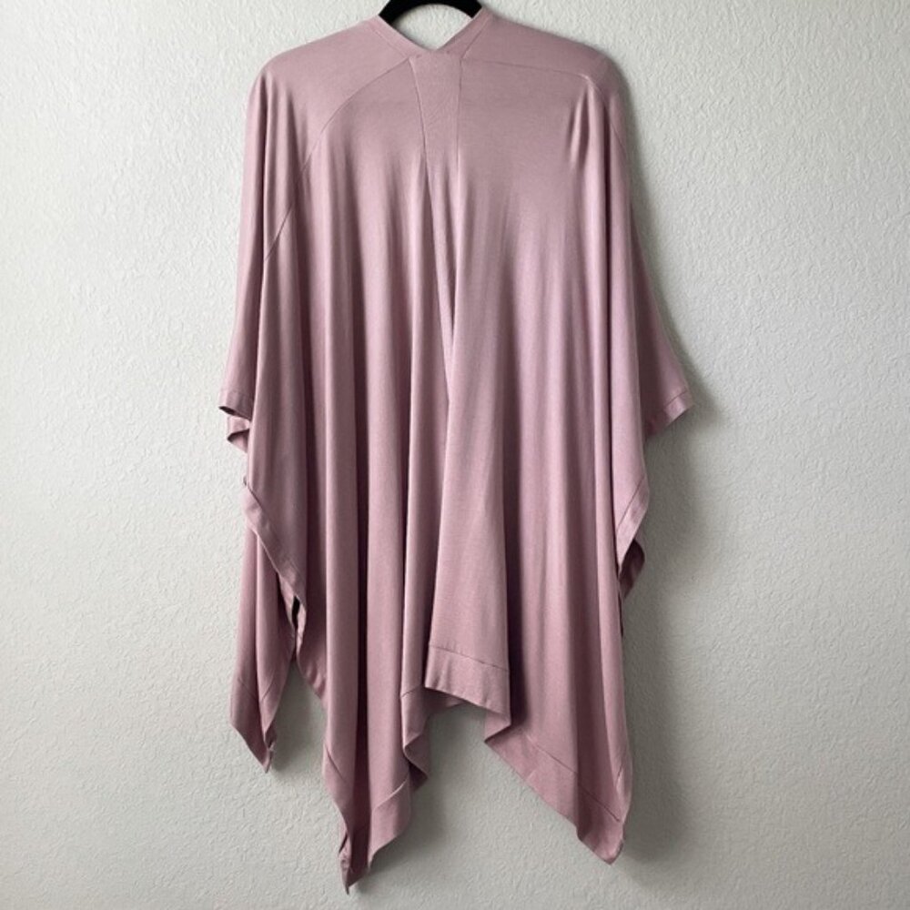 NEW Oversized Poncho Cardigan Wrap Kimono - Blush Pink - Picture 6 of 6